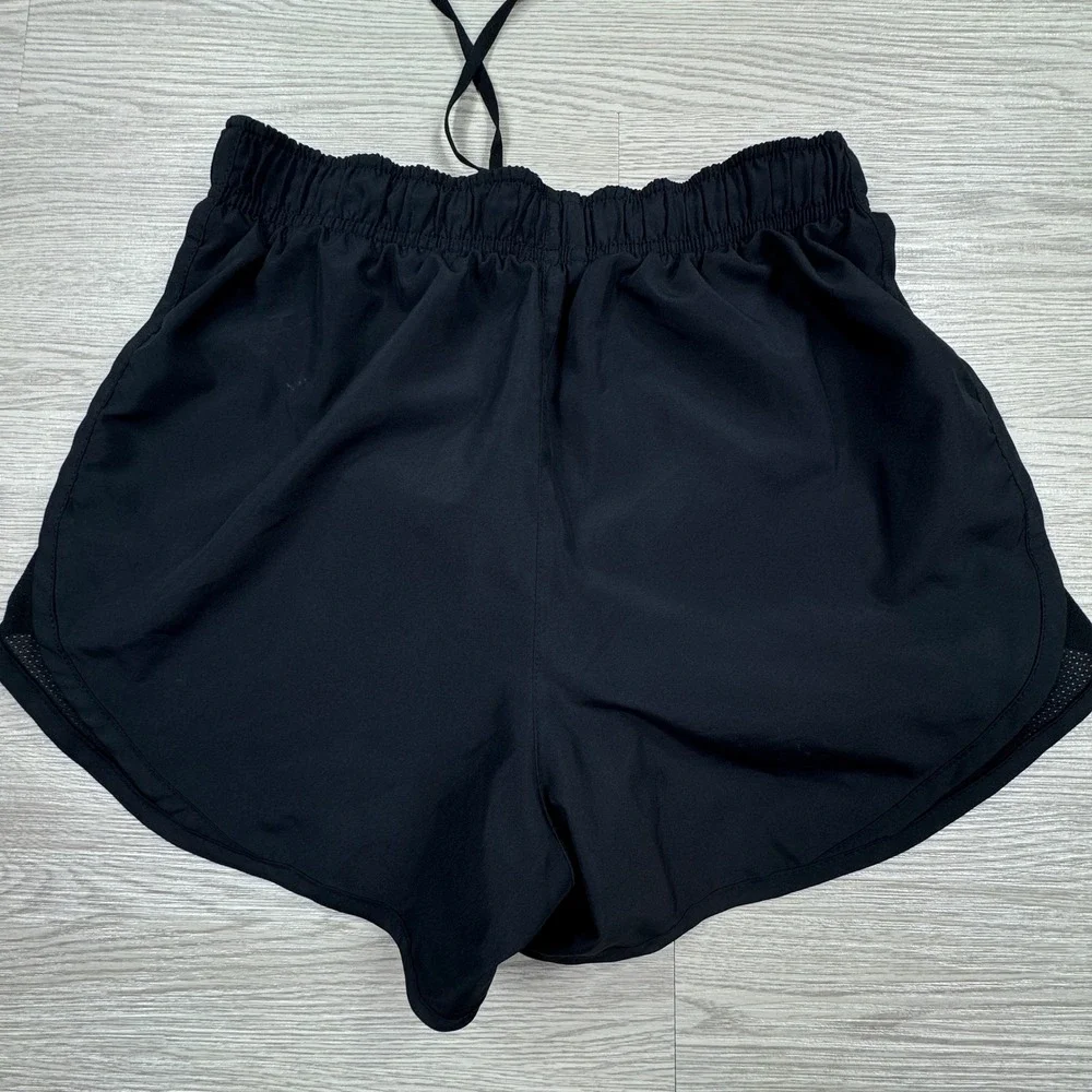 Nike Womens Shorts Dri-FIT Tempo Running Black XS Elastic Waist Athletic Workout